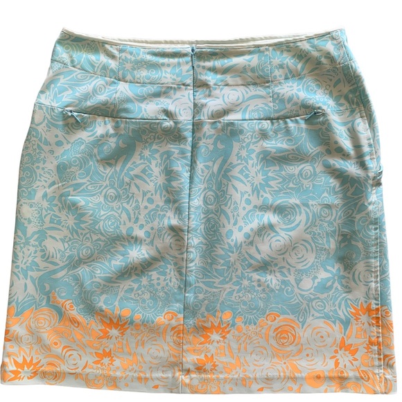 Nike golf dri-fit in paisley print skirt size 8 medium - Picture 2 of 6